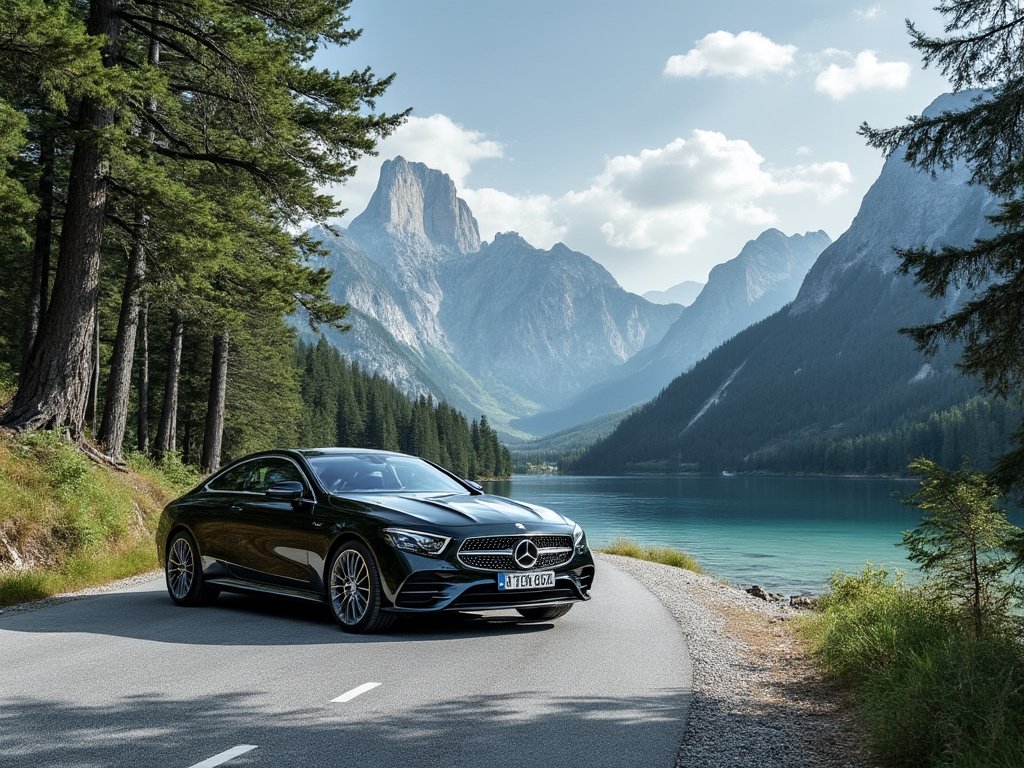 Rental car journey through Slovenia