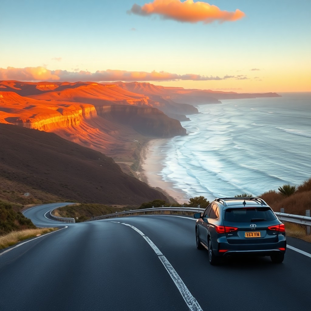 Australia coastal road trip landscape