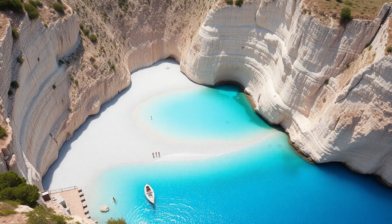 Rental car route near Argostoli and the Kefalonia coast