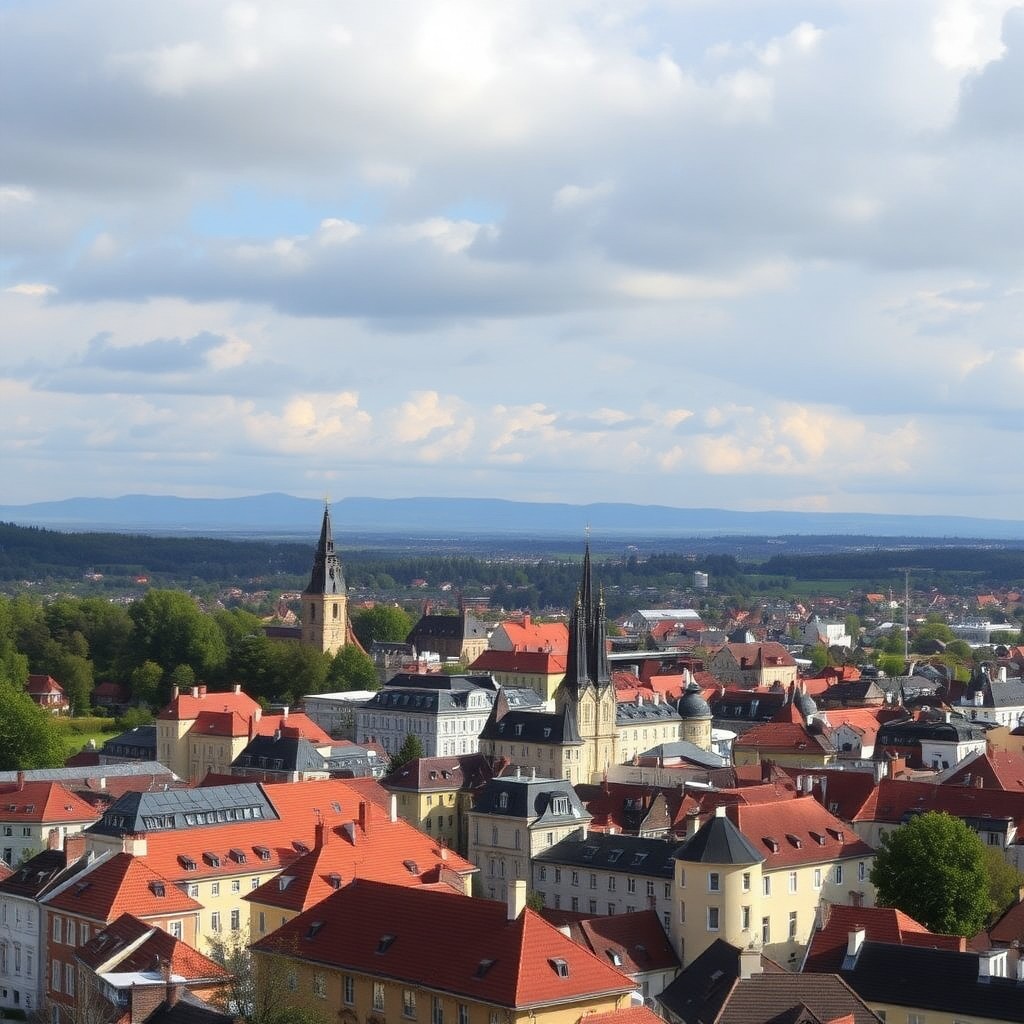 Illustrative Targu Mures Romania car-hire road-trip scene