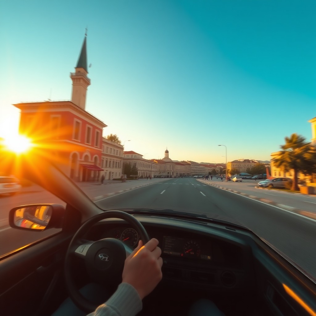 Rental car journey from Zadar through northern Dalmatia