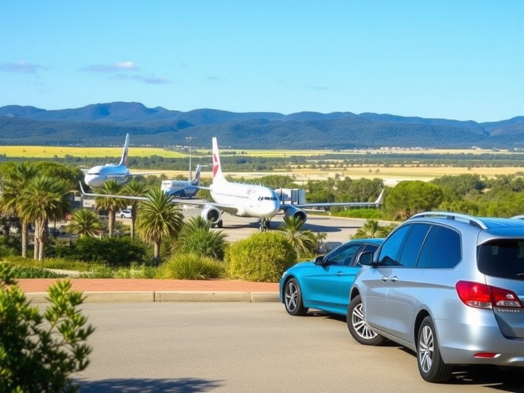 Illustrative USA car-hire scene for Wilmington Airport Car Hire