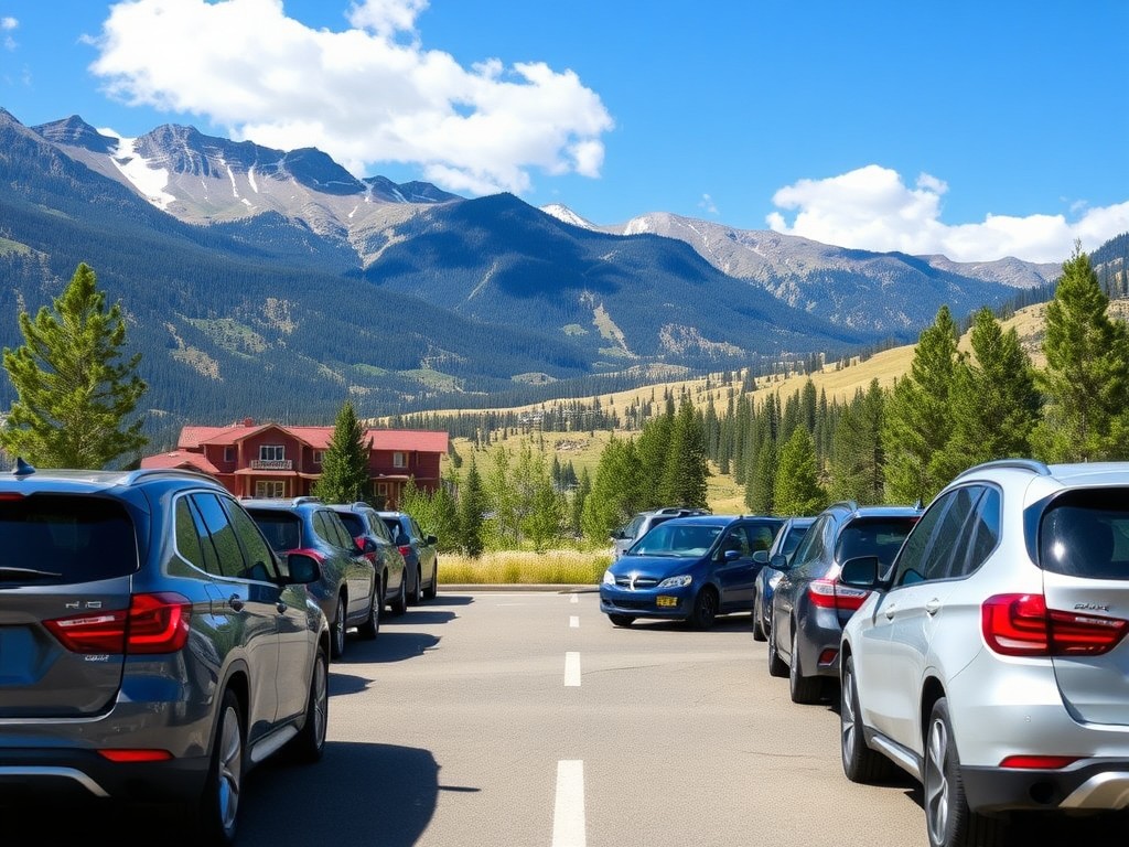 Illustrative USA car-hire scene for Telluride Airport Car Hire