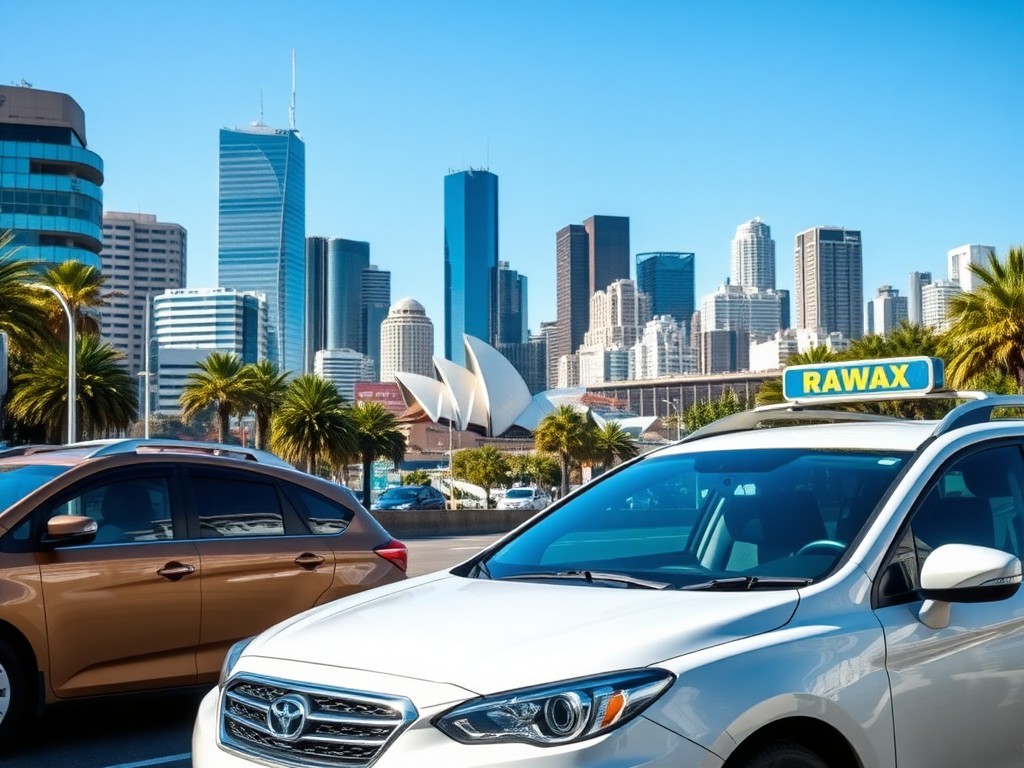 Sydney Harbour and central Sydney city landscape