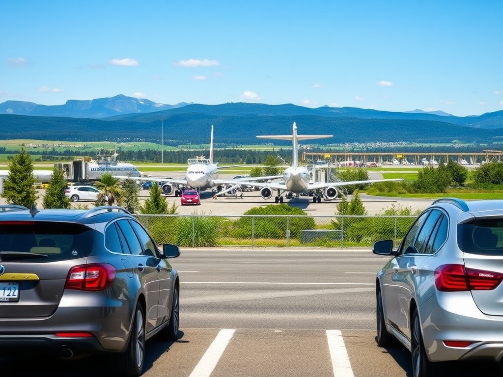Illustrative USA car-hire scene for Spokane Airport Car Hire