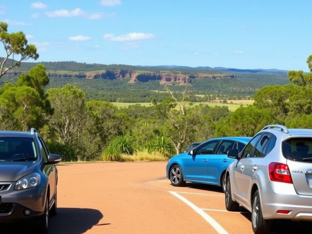 Illustrative USA car-hire scene for Warner Robins Car Hire