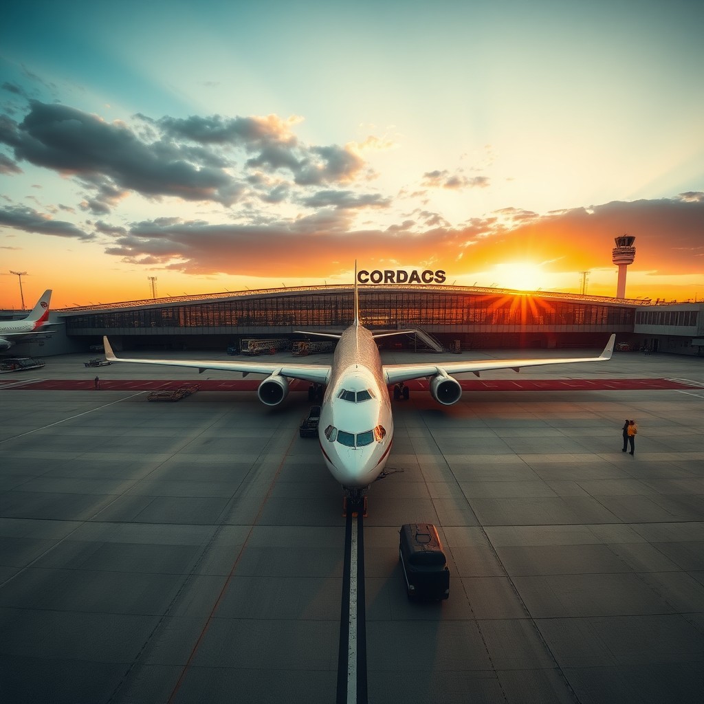 Cordoba Airport and the surrounding Argentine landscape