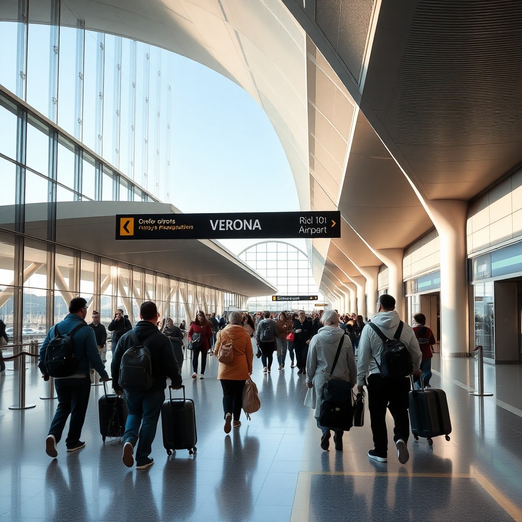 Car hire Verona Airport — VRN terminal and rental car pickup