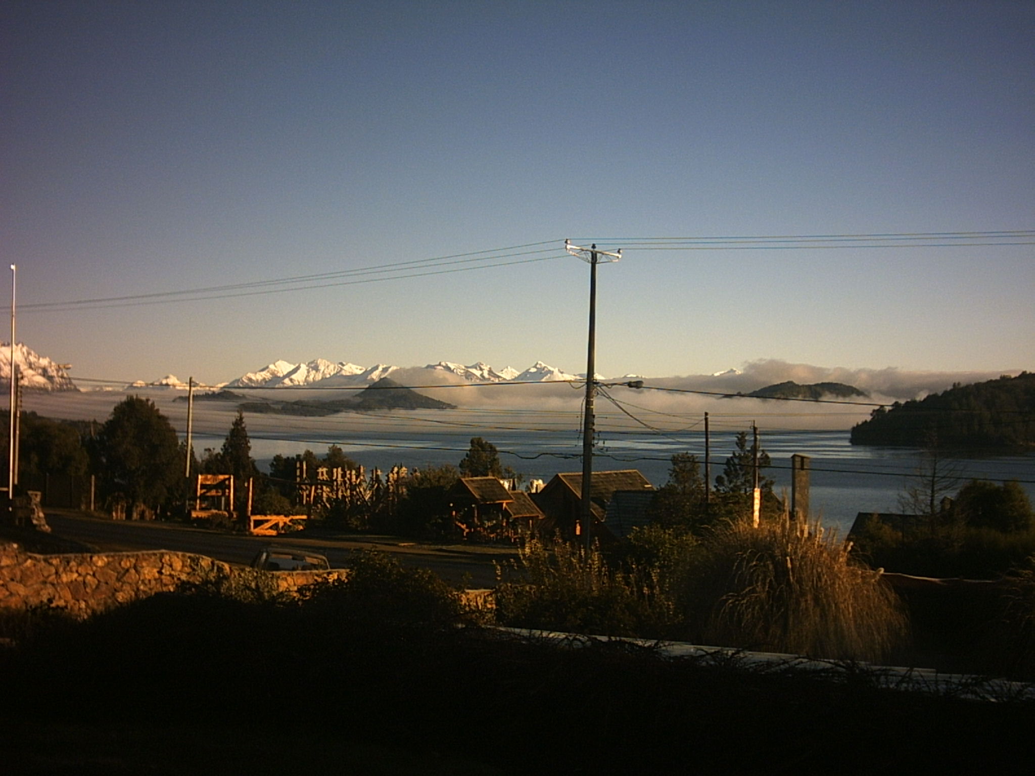 Nahuel Huapi Lake and snow-capped mountains near Bariloche, Argentina