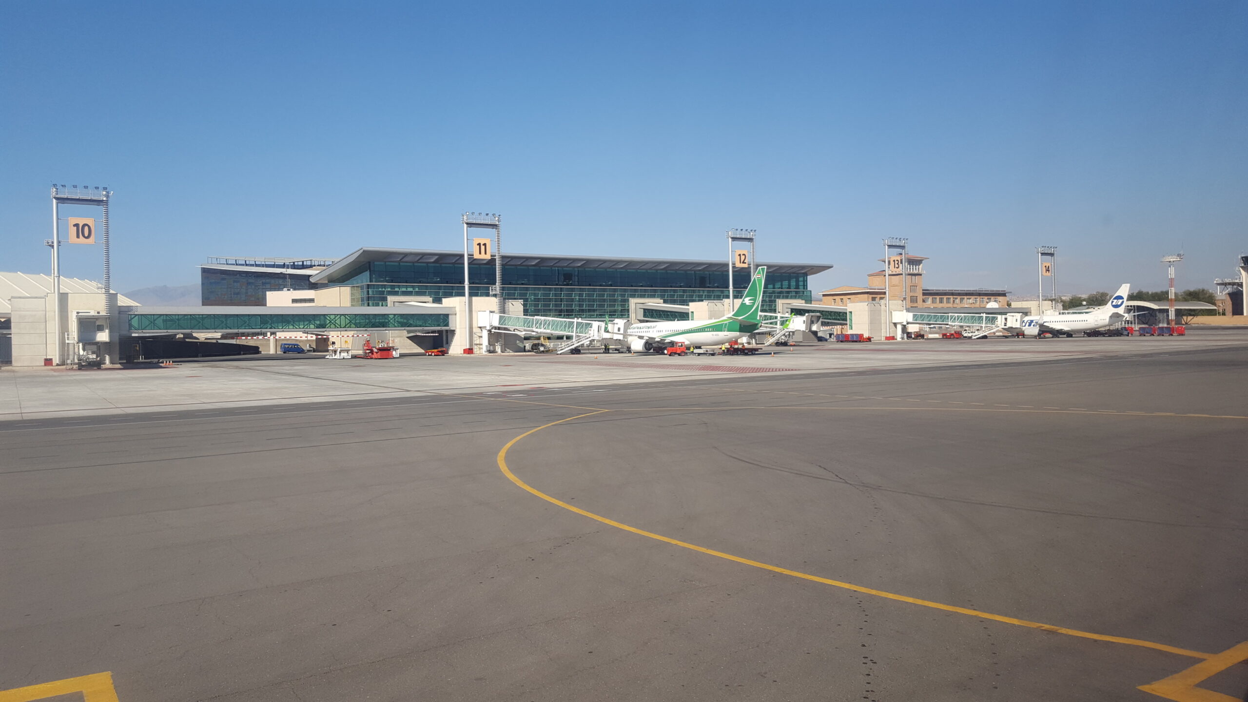 Zvartnots International Airport terminal in Yerevan, Armenia